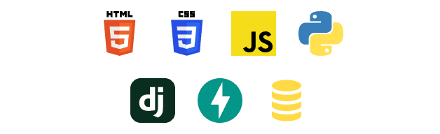 HTML, CSS, JavaScript, Python, Django, FastAPI, SQL, GitHub