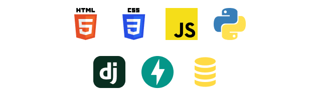 HTML, CSS, JavaScript, Python, Django, FastAPI, SQL, GitHub