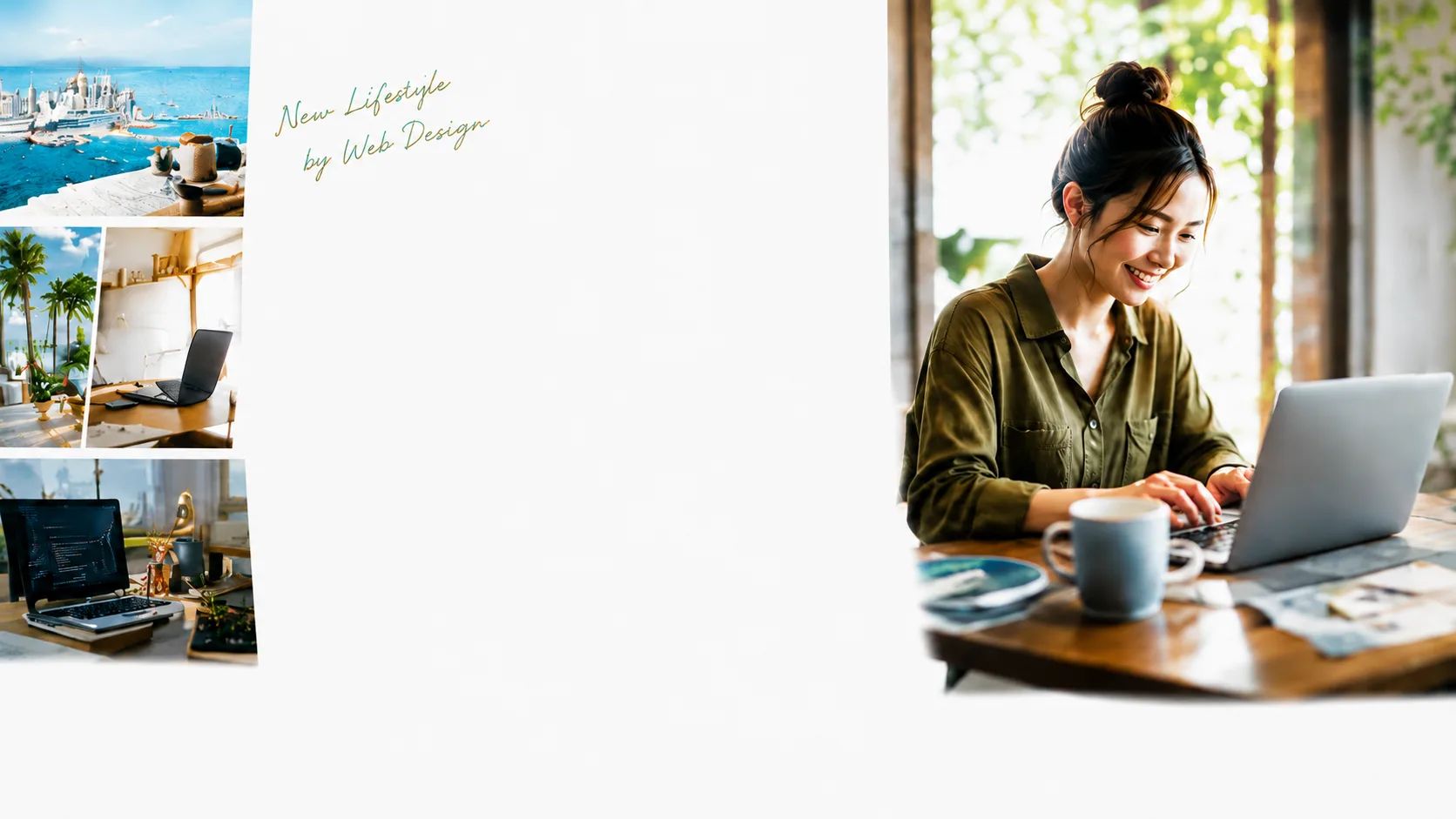 New Lifestyle by Web Design。好きな場所で、好きな時間に、自分のスキルで稼ぐ人生を。